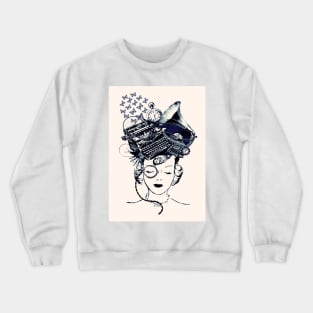 Steampunk Girl Crewneck Sweatshirt